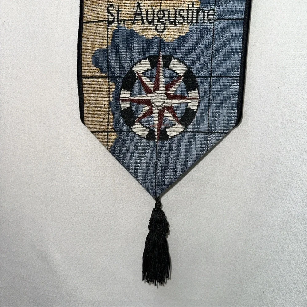 Tapestry/Bell Pull Nautical 3 Lighthouses of South East-Augustine 6.75X41